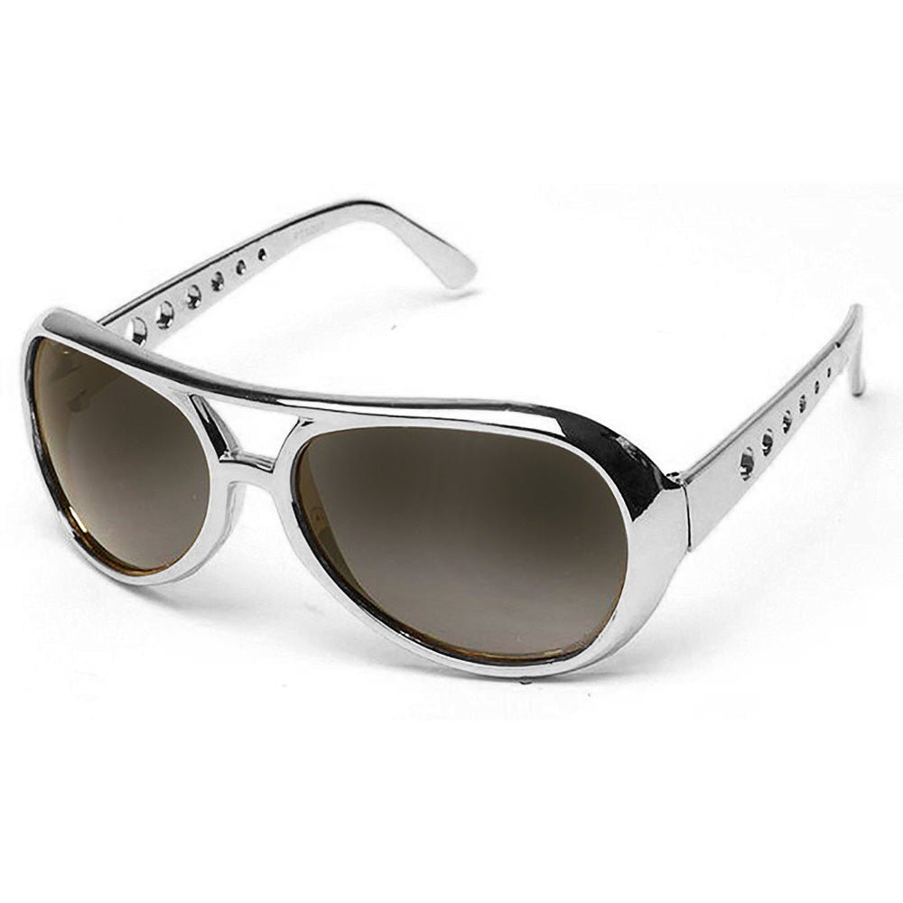 ELVIS PRESLEY エルヴィスプレスリー (生誕 90周年 ) - Elvis Sun Glasses Silver / サングラス / メンズ - PGS